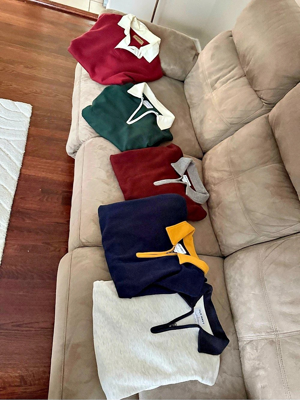 Old Navy Long-Sleeve Rugby Polo